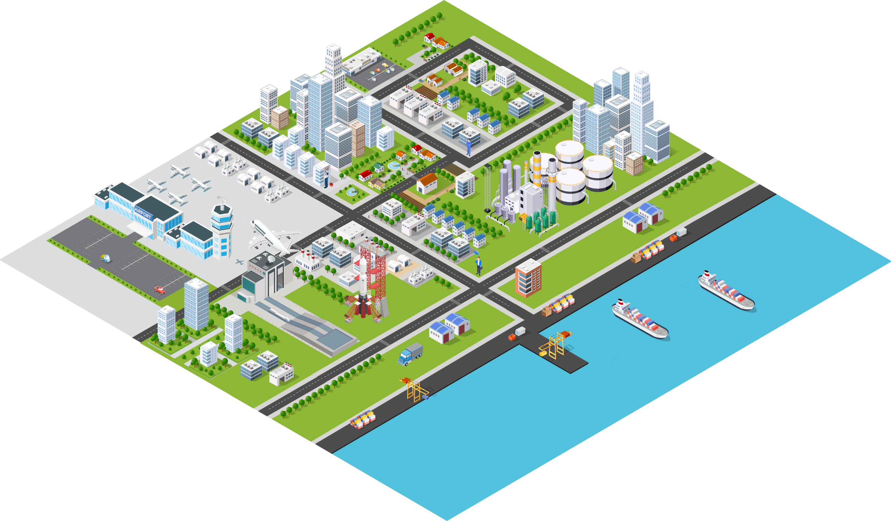 プラントのマップ